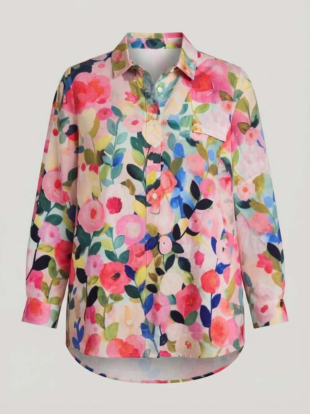 Mary Susan Coastal Bloom Statement Shirt